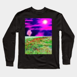 Poppy Field Long Sleeve T-Shirt